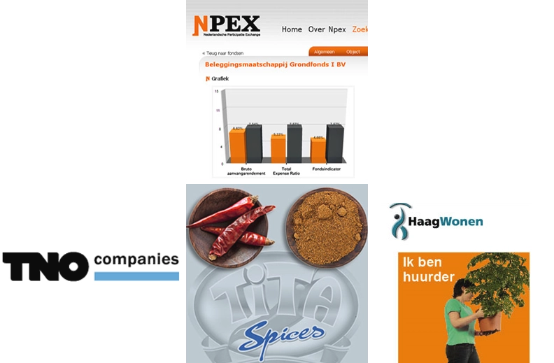 Npex ‧ TNO Companies ‧ Tita Import Export ‧ Haag Wonen
