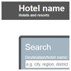 Website Booking.com Whitelabel pages