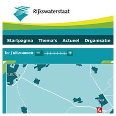 Website Rijskwaterstaat RWS