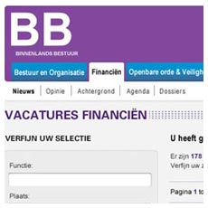 Website Binnenlands Bestuur